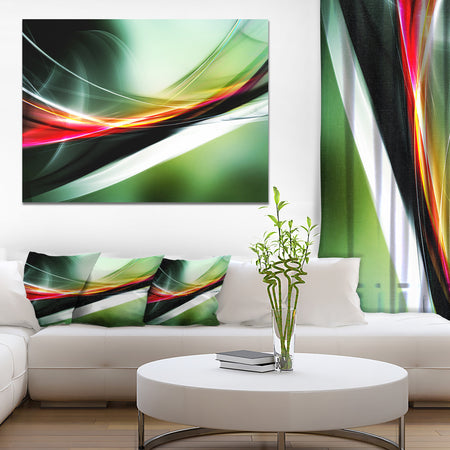 Elegant Color Pattern - Abstract Digital Art Canvas Print