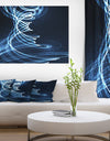 3D Illuminated Helix Shapes - Abstract Digital Art Canvas Print