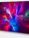 Christmas Fireworks Red - Digital Art Canvas Print