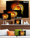 Supernova Explosion in Black - Digital Art Canvas Print