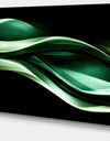 Glittering Green Pattern - Abstract Digital Art Canvas Print