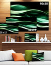Glittering Green Pattern - Abstract Digital Art Canvas Print