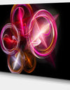 Red Fractal Desktop Wallpaper - Abstract Digital Art Canvas Print