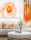 Yellow Ball of Yarn - Abstract Digital Art Canvas Print