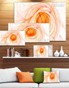 Yellow Ball of Yarn - Abstract Digital Art Canvas Print