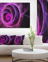 Exotic Pink Flower - Floral Digital Art Canvas Print
