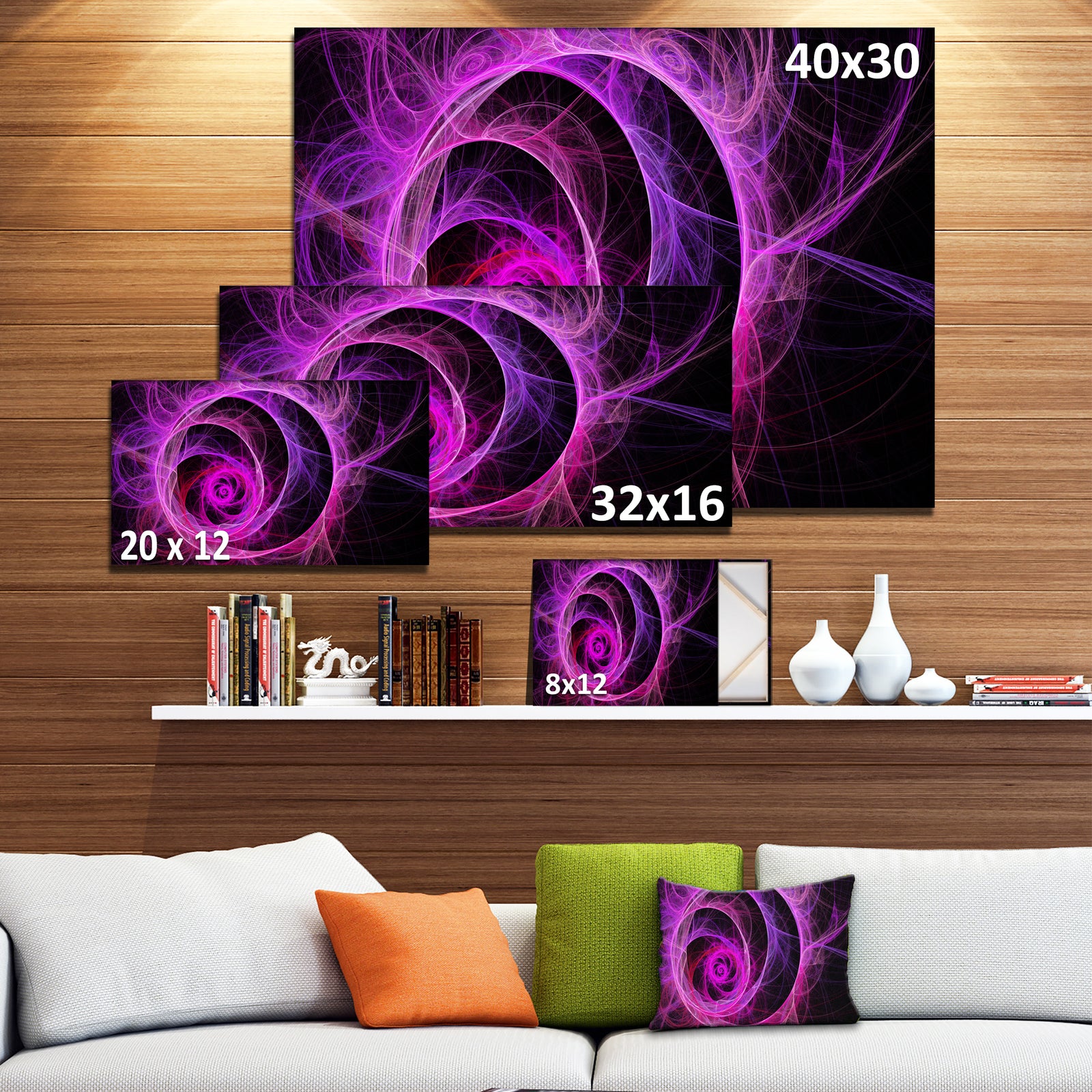 Exotic Pink Flower - Floral Digital Art Canvas Print