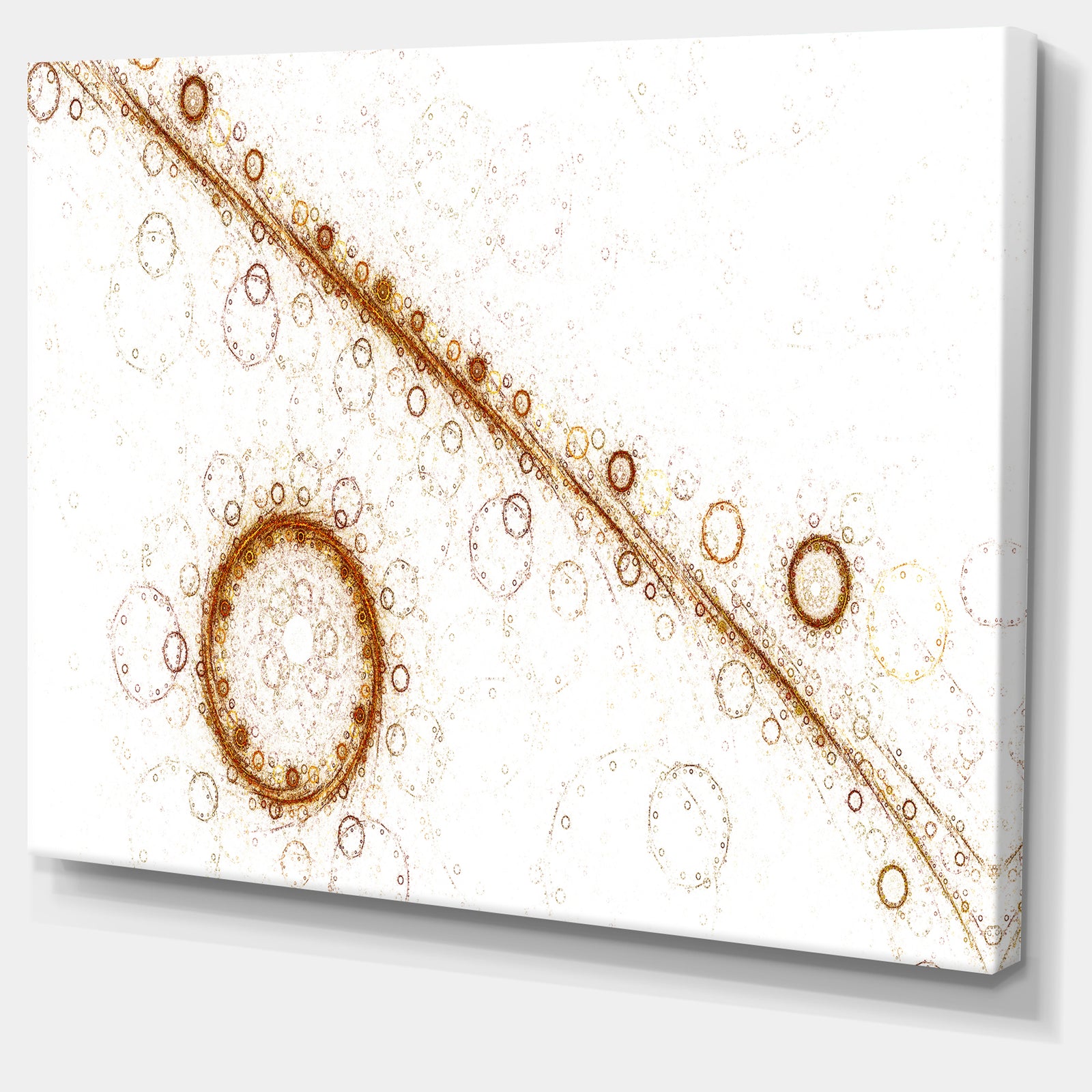Live Cell Protein under Microscope - Digital Art Canvas Print