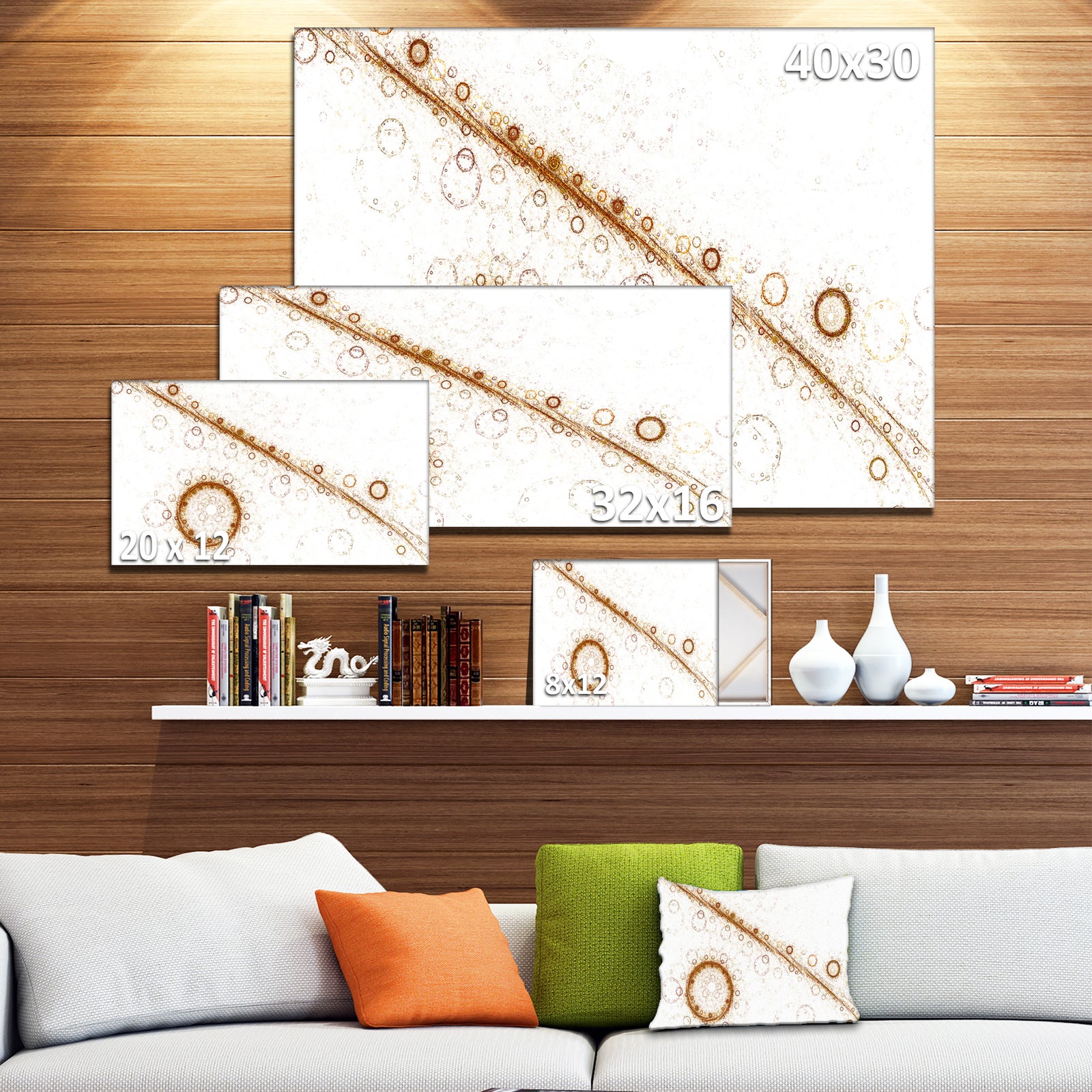 Live Cell Protein under Microscope - Digital Art Canvas Print