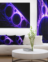 Purple Metal Construction - Abstract Digital Art Canvas Print