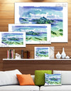 Bora Bora Vector Illustration - Cityscape Painting Canvas Print