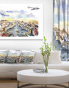 Rome Hand'drawn Illustration - Cityscape Painting Canvas Print