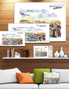 Rome Hand'drawn Illustration - Cityscape Painting Canvas Print