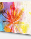 Reflective Retro Palm Trees - Landscape Painting Canvas Print