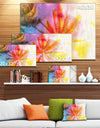 Reflective Retro Palm Trees - Landscape Painting Canvas Print