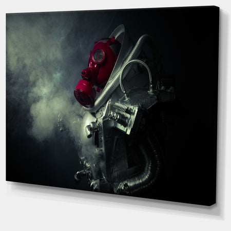 Post Apocalyptic Survivor - Portrait Digital Art Canvas Print