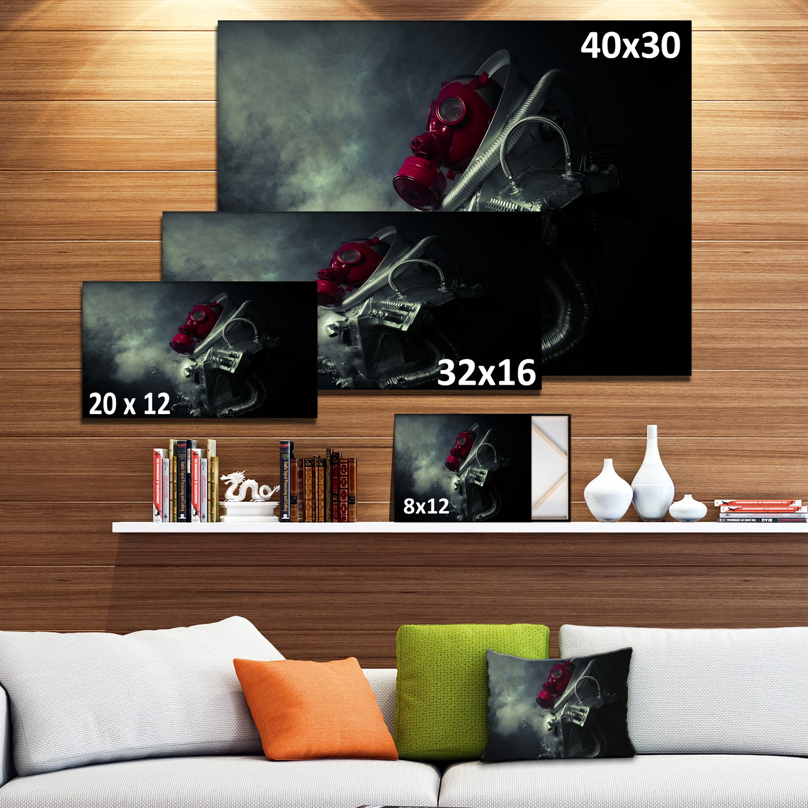 Post Apocalyptic Survivor - Portrait Digital Art Canvas Print