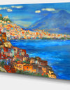 Naples Today - Seascape Painting Canvas Print