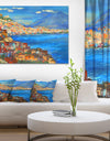 Naples Today - Seascape Painting Canvas Print