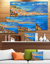 Naples Today - Seascape Painting Canvas Print