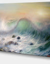 Mountains of Waves - Seascape Painting Canvas Print