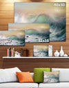 Mountains of Waves - Seascape Painting Canvas Print