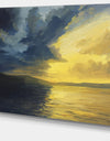 Sunset of Light and Shadows - Landscape Painting Canvas Print