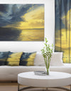 Sunset of Light and Shadows - Landscape Painting Canvas Print