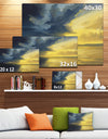 Sunset of Light and Shadows - Landscape Painting Canvas Print