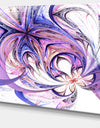 Blue and Pink Flower Pattern - Floral Digital Art Canvas Print