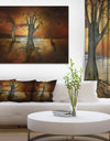 Storage Trees - Abstract Digital Art Canvas Print