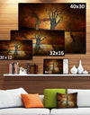 Storage Trees - Abstract Digital Art Canvas Print