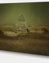 Covered Old City - Landscape Digital Art Canvas Print