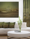 Covered Old City - Landscape Digital Art Canvas Print