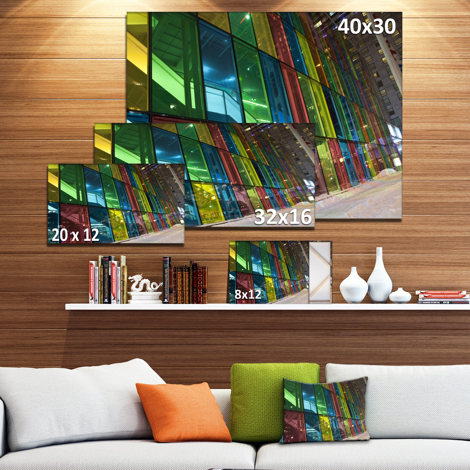 Palais des Congress de Montreal - Modern Canvas Art Print