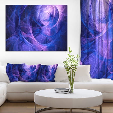 Bright Blue Stormy Sky - Abstract Digital Art Canvas Print