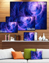 Bright Blue Stormy Sky - Abstract Digital Art Canvas Print