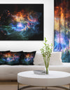 Flame Lights of Network - Abstract Digital Art Canvas Print