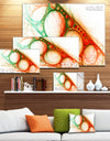 Red Green Metal Constructions - Abstract Digital Art Canvas Print