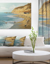 The Calm Beach - Landscape Painting Canvas Print
