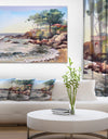 Cote d Azur France - Landscape Painting Canvas Art Print