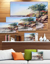 Cote d Azur France - Landscape Painting Canvas Art Print