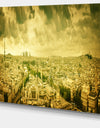 Paris Panorama with Scenic Sky - Cityscape Photo Canvas Art