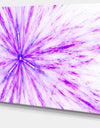 Purple Flash of Supernova - Abstract Digital Art Canvas Print