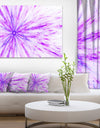 Purple Flash of Supernova - Abstract Digital Art Canvas Print