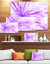 Purple Flash of Supernova - Abstract Digital Art Canvas Print