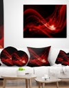 Dark Red Vector Illustration - Abstract Canvas art print