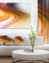Rays of Speed Green Orange - Abstract Digital Canvas Print