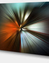 Brown Focus Color - Abstract Digital Art Canvas Print
