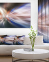 White Focus Color - Abstract Digital Art Canvas Print